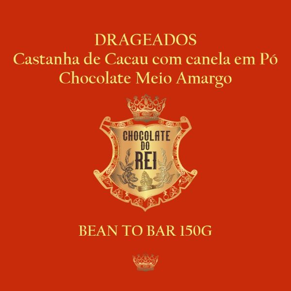 Drágea de Amêndoas de Cacau - Chocolate do Rei