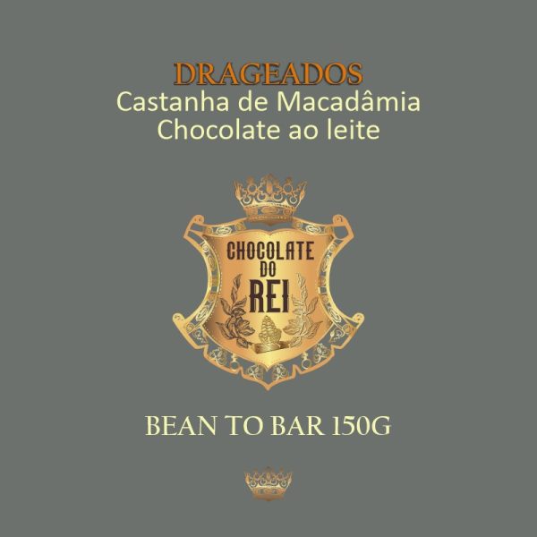 Drágea de Macadâmia - Chocolate do Rei
