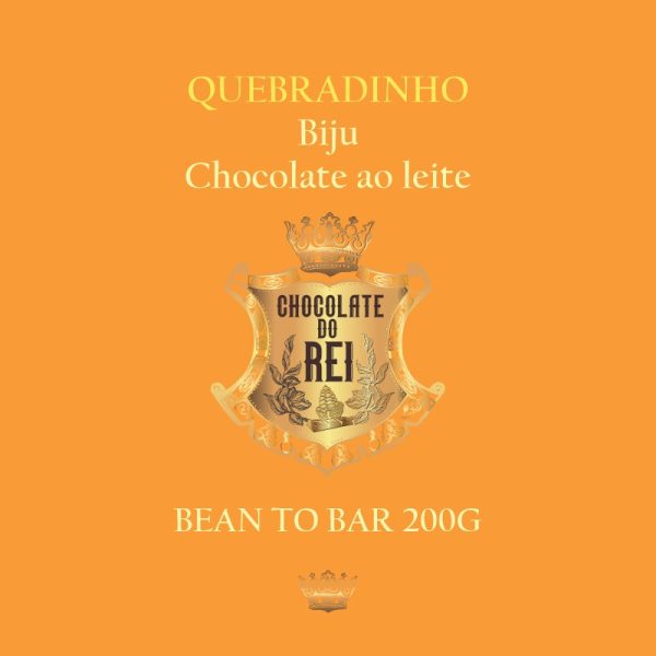 Quebradinho ao leite de biju - Chocolate do Rei